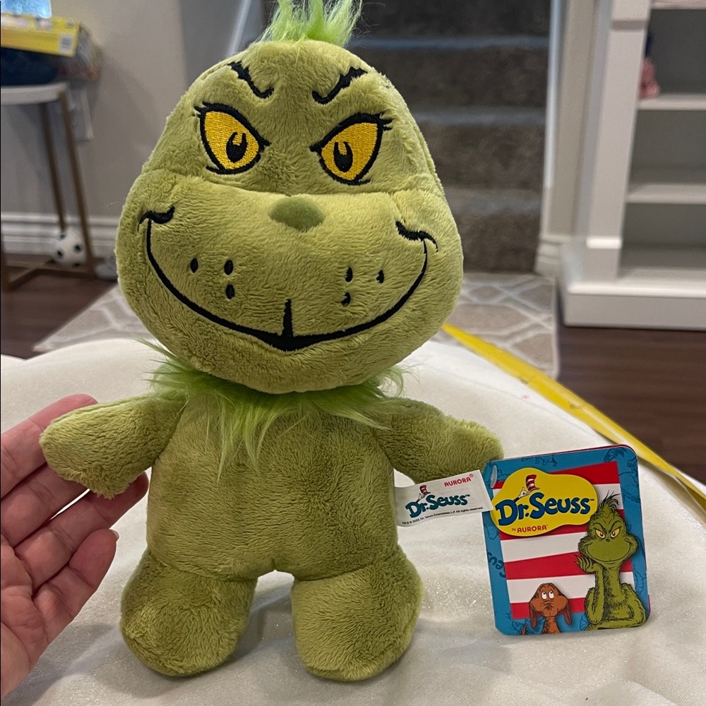 Dr. Seuss Grinch Plush - Lime Green